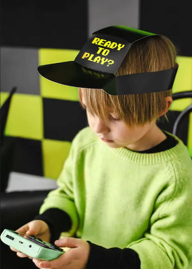 PartyDeco Minecraft Party Hats Gamer Hats 38.5x18.5 Cm 6pcs