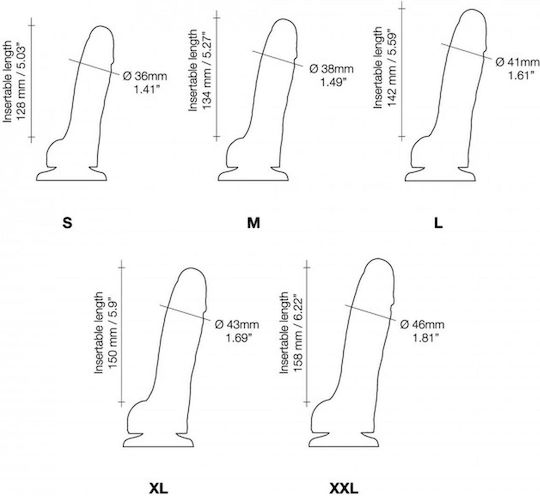 Realistic Dildo Suction Cup Double Skin