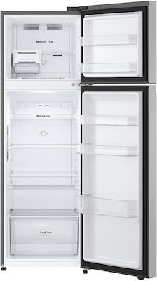 LG Ψυγείο Δίπορτο Total NoFrost Υ168xΠ55.5xΒ63.7εκ. Inox