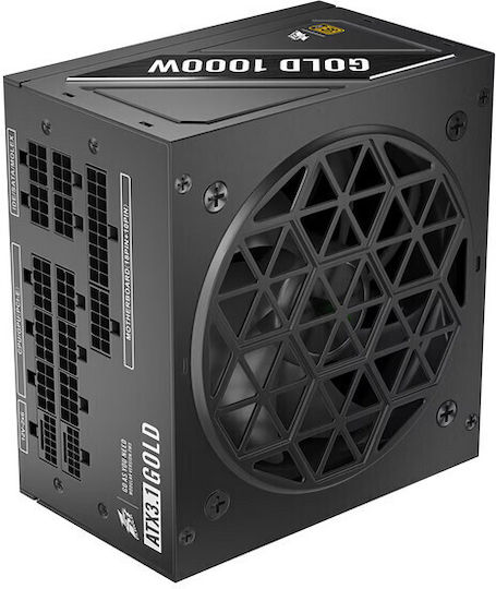 1STPLAYER 1000W Schwarzes Vollständig Modulares 80 Plus Gold Netzteil