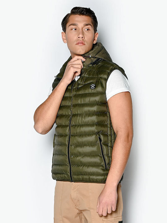 Sleeveless Jacket Khaki