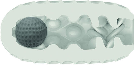 California Exotics Boundless Reversible Squishy Ball Stroke Yellow