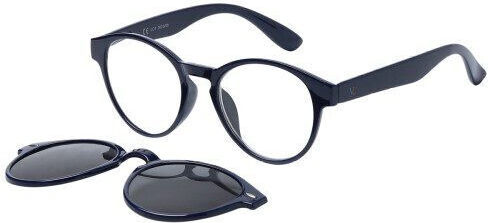 Apel Visual Care 3013 Blue Γυαλιά Πρεσβυωπίας Μπλε Μαγνητικό Clip On Ηλίου & Θήκη +2.50 1 Τεμάχιο
