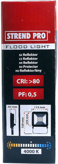 Strend Pro Wasserdicht LED Flutlicht 20W IP65
