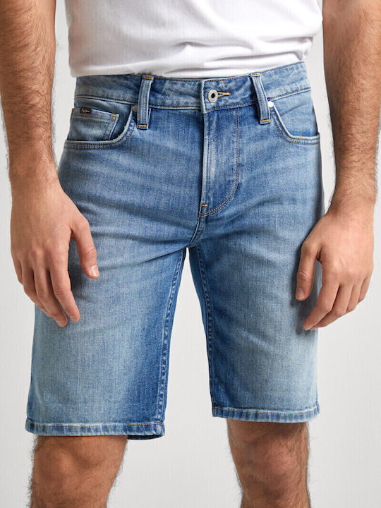 Pepe Jeans Ανδρική Βερμούδα Τζιν Μπλε