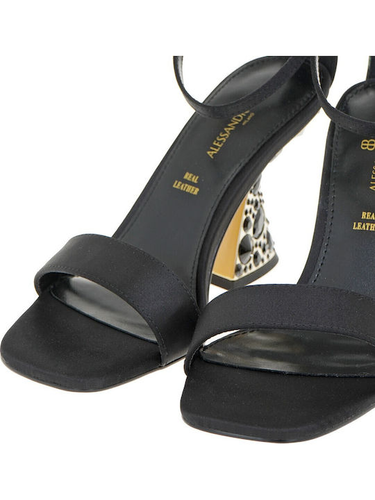 Fabric Sandals Black