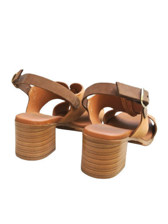 Leather Sandals Anatomic Beige