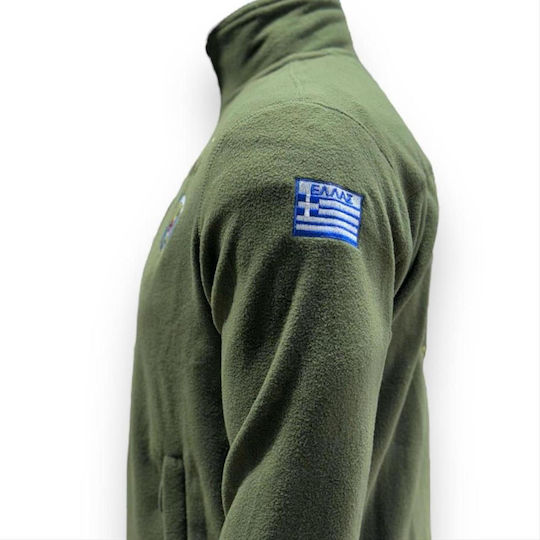 GreekForces Κοντομάνικο T-shirt Στρατού σε Χακί Χρώμα