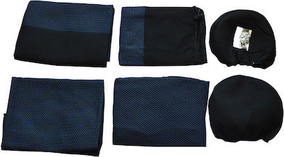 Auto Gs Front Car Seat Covers 6pcs Black