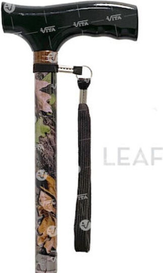 Vita 09-2-057 Multicolored Adjustable Cane Gold Silver