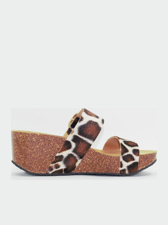 Δερμάτινα Γυναικεία Ανατομικά Σανδάλια Plakton Africa Houston Leopard Δερμάτινα Γυναικεία Ανατομικά Σανδάλια Plakton Africa Houston Leopard
