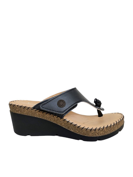 Anatomic Women's Leather Platform Shoes Black