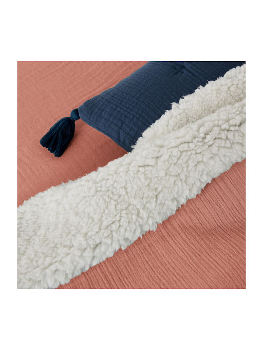 La Redoute Interieurs Фотьойл Throw Космат 75x100см Едноцветен