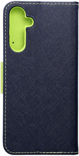 Fancy Книга Силикон / Кожа Тъмносин (Samsung A25 5G)