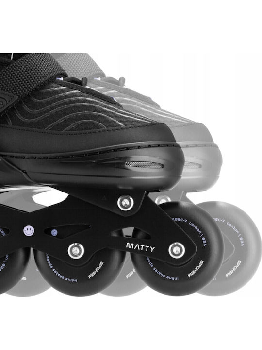 Spokey Inline Αυξομειούμενα Rollers Μαύρα Ενηλίκων/Παιδικά