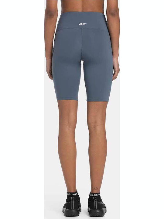 Schulung Frauen Fahrrad Leggings Hochgeschnitten Blau
