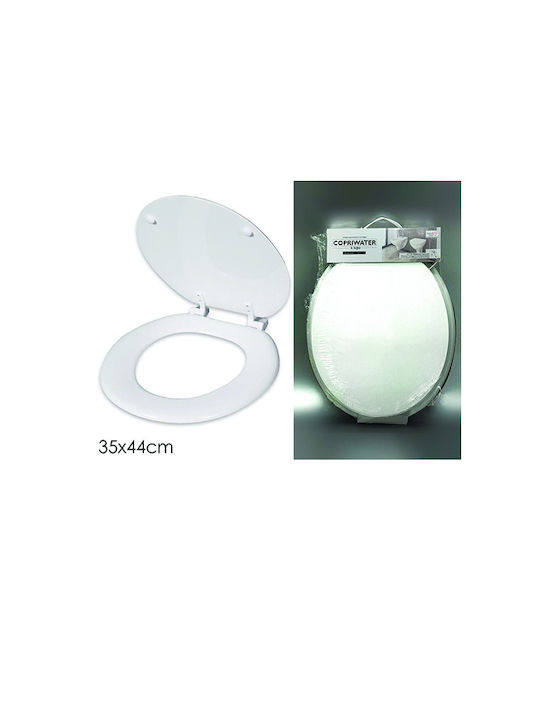 ArteLibre Capac WC Plastic 44x35cm Alb
