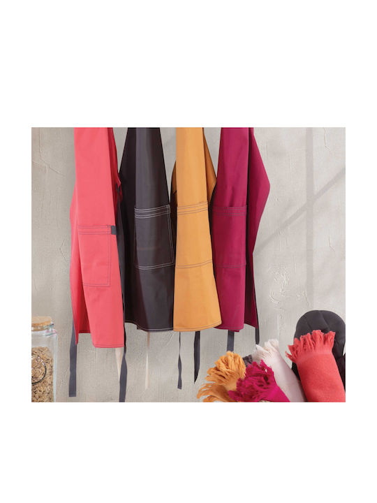 Nef-Nef Homeware Perfetto Küchenschürze Gelb 75x55cm 034419 1Stück