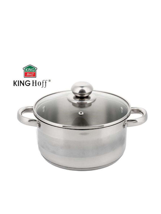 KING Hoff Tiefer Topf aus Aluminium 4Es / 22cm
