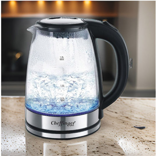Cheffinger Kettle 1.8lt 1500W Silver