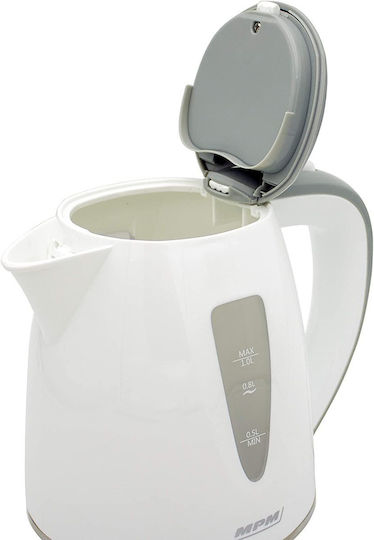 MPM Βραστήρας 1lt 1200W Λευκός
