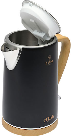 Estia Oak Електрическа Кана 1.7л 2200W Черна