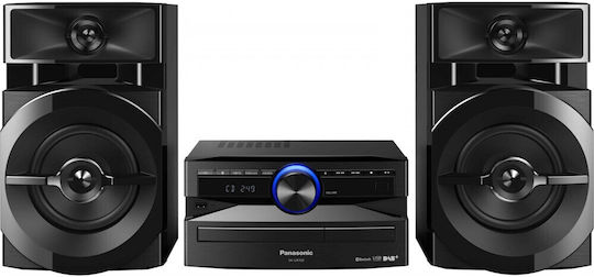 Panasonic Аудиосистема 2 SC-UX100 SC-UX100 300W с CD / Цифрови медии Player и Bluetooth Черен