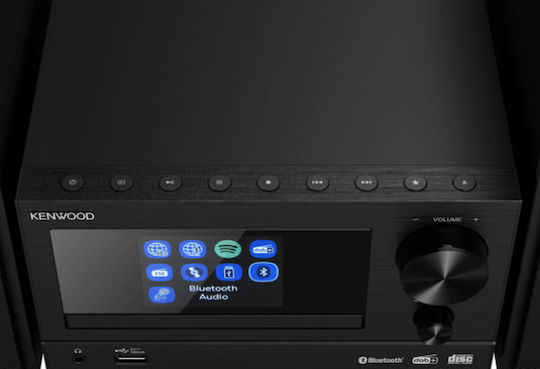 Kenwood Sound System 2 M-7000S M-7000S-B 60W with CD / Digital Media Player, WiFi and Bluetooth Black