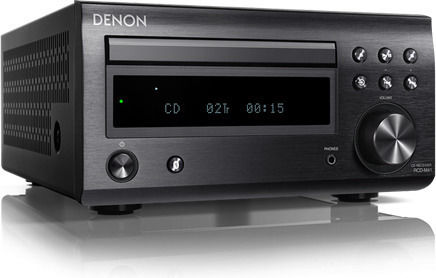 Denon Sound System 2 RCD-M41 RCDM41SPE2 60W with CD / Digital Media Player and Bluetooth Black