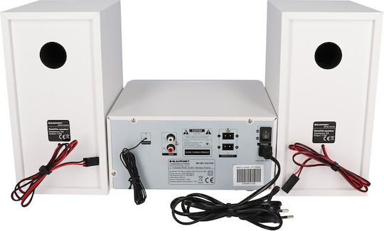Blaupunkt Soundsystem 2 MS16BT 15W mit CD / Digitale Medien Player und Bluetooth Weiß