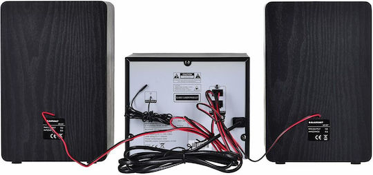 Blaupunkt Ηχοσύστημα 2.0 MS13BT 15W με CD Player και Bluetooth Μαύρο