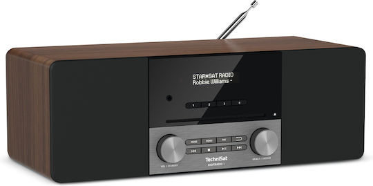 Technisat Озвучителна система 2 DigitRadio 3 0004/3913 20W с CD / Цифрови медии Player, WiFi и Блутут Орехи