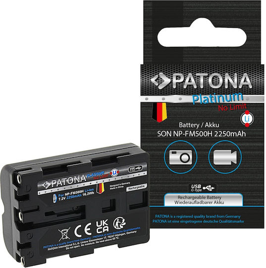Patona Camera Battery Alpha 57 65 77 99 Dslra100 Dslr-a100 Dslra100h Dslr-a200 1128