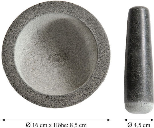 Kesper Granite Mortar 16x16cm