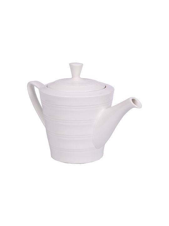 Luigi Ferrero Teapot Porcelain White 1000ml