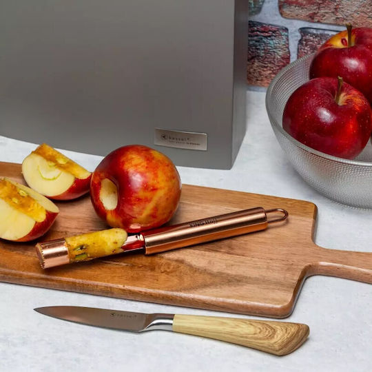 KING Hoff Obst- & Gemüseschäler/Reiniger aus Edelstahl