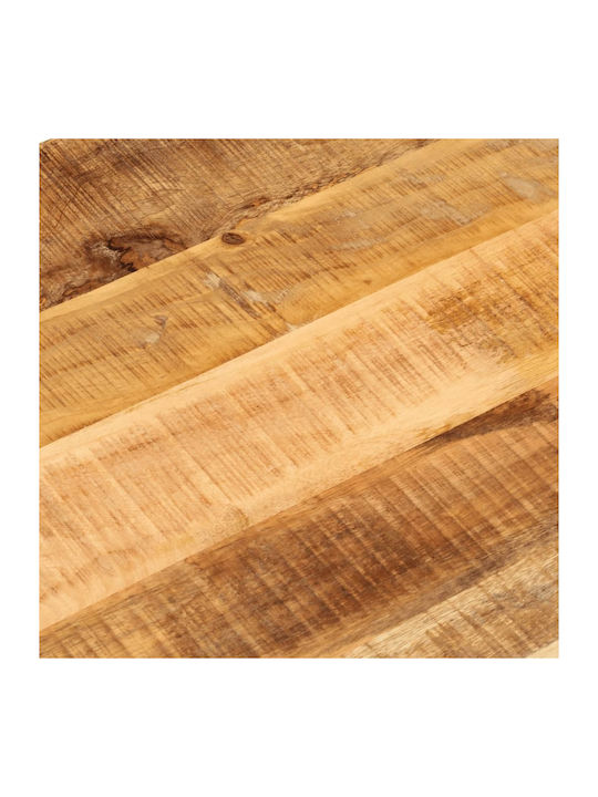 vidaXL Oval Table Surface made of Solid Wood in Brown Color 80x40x3.8cm 370112 1pcs