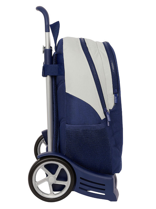 Safta School Bag Trolley Elementary, Elementary Multicolour with Water Bottle Holder 22.5Liters