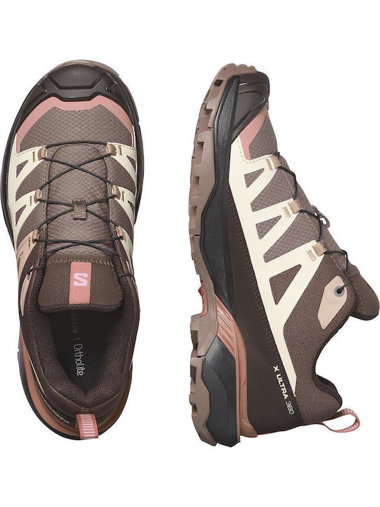 Salomon X Ultra 360 Γυναικεία Ορειβατικά Παπούτσια Καφέ