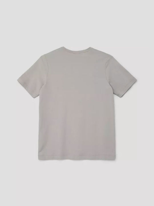 S.Oliver Kids Blouse Short Sleeve grey-khaki