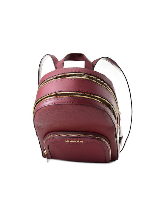 Michael Kors Leather Women's Bag Backpack Burgundy