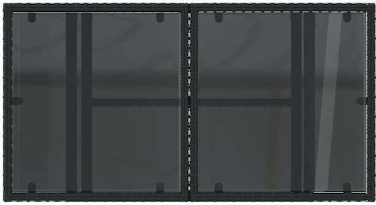 Tisch Stabil Black 100x55x73cm