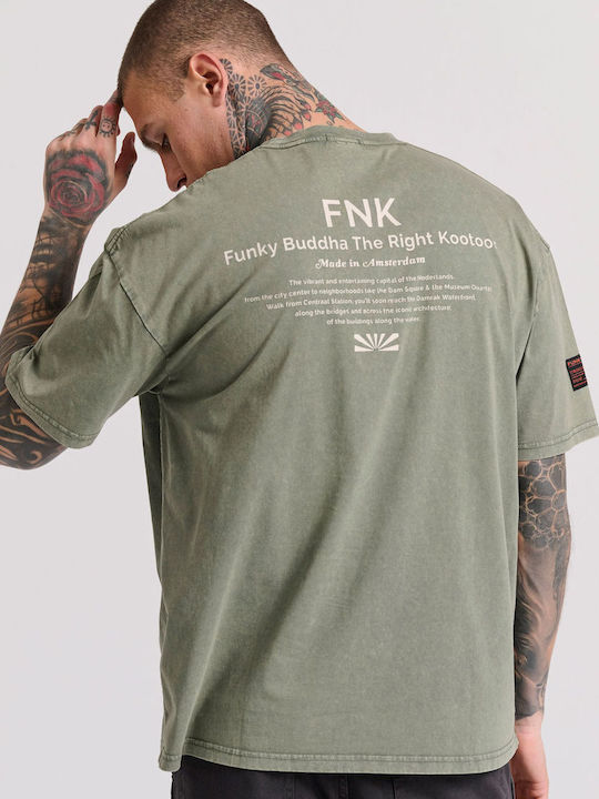 Funky Buddha T-shirt Khaki