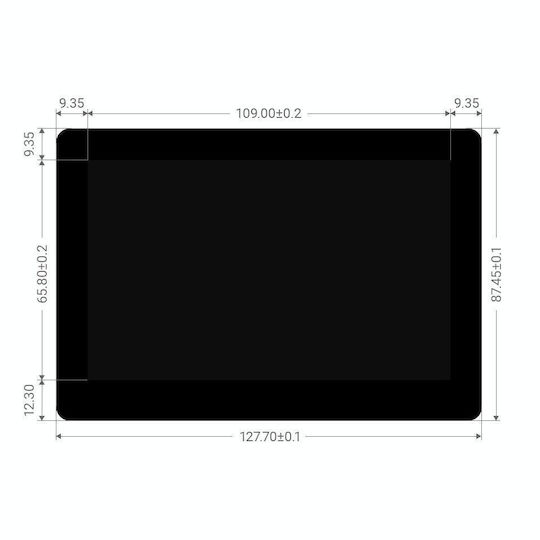 Waveshare 5 Inch 800 X 480 Capacitive Ips Touch Display Raspberry Pi Dsi Interface