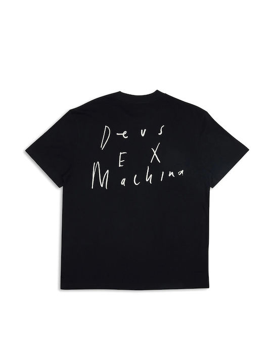 Deus Ex Machina T-shirt Bărbătesc cu Mânecă Scurtă Black