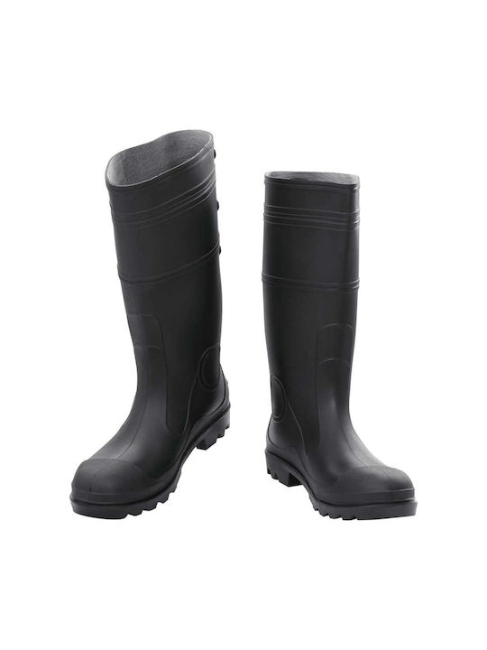 vidaXL Non-Slip Work Wellies Black