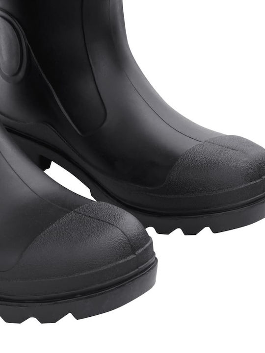 vidaXL Cizme de protecție Cizme de Siguranță Negre