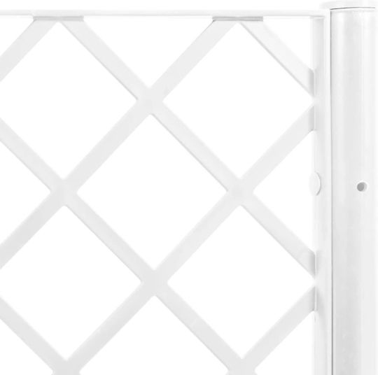 vidaXL Ζαρντινιέρα Πλαστική Λευκή 200x160x142εκ.