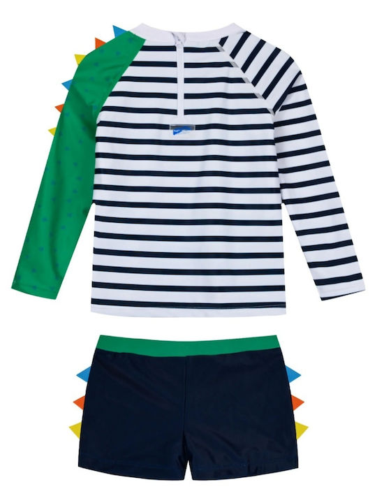 Energiers Kinder Badeanzug Bademoden-Set Sonnenschutz (UV) navy