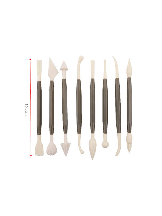 HOMie Fondant Tools made of Plastic 16.5cm 8pcs